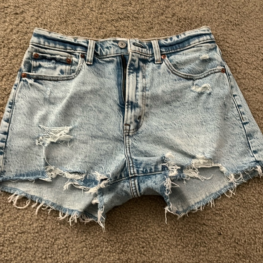 Abercrombie mom shorts high rise